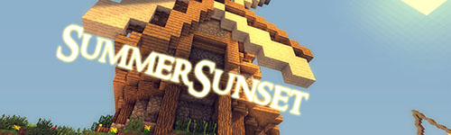 Мод Summer Sunset Shaders для Minecraft 1.7.2/1.7.5/1.7.10