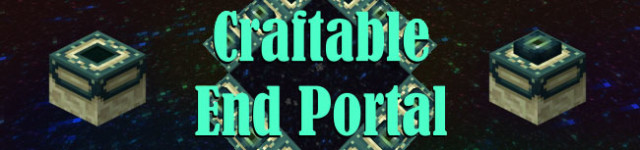 Мод Craftable End Portal для Minecraft 1.7.2