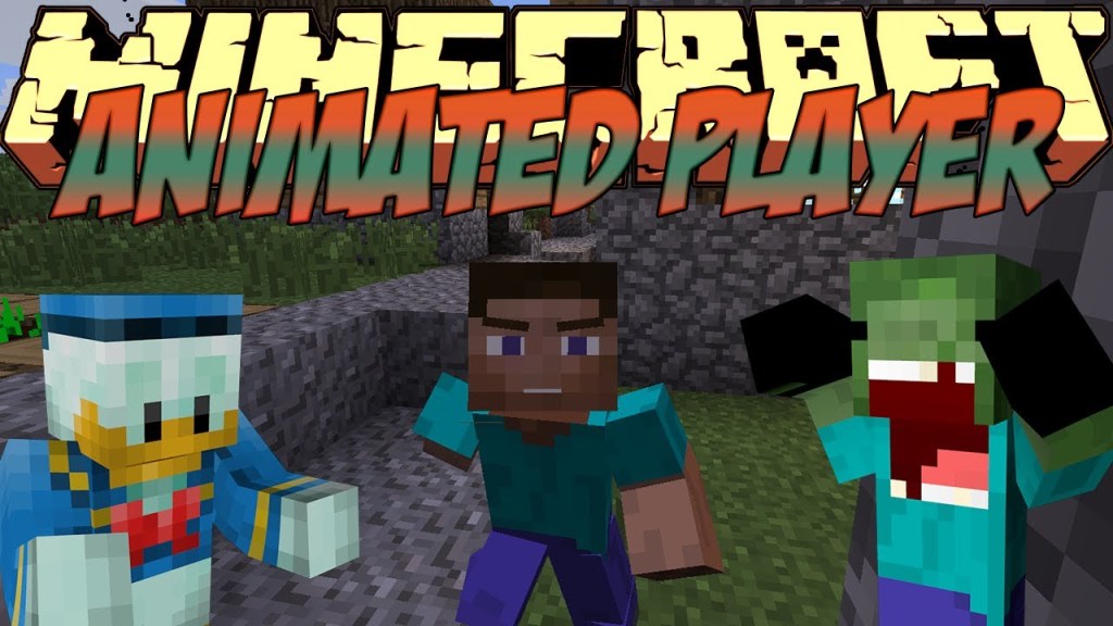 Animated Player мод для Minecraft 1.7.2