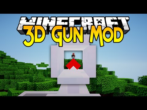 Stefinus 3D Guns мод для Minecraft 1.7.2