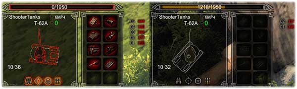 Дамагпанель в стиле Скайрим для WoT 0.9.3 / 0.9.2 / 0.9.1